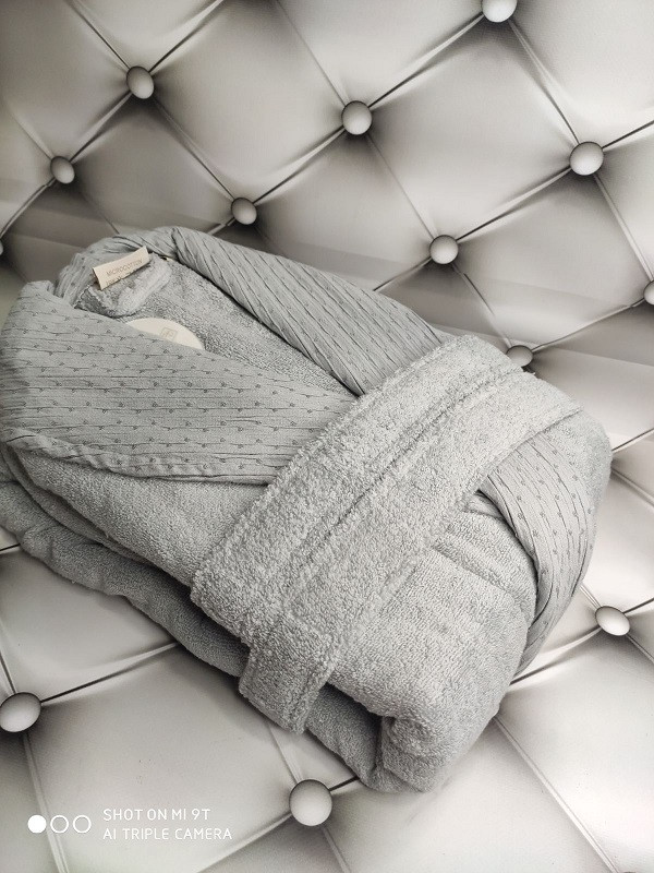 Karen Mint Pupilla чоловічій махровий халат (мікрокотон)., фото 1