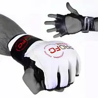 Перчатки для MMA М3 кожа Lev белые размер L