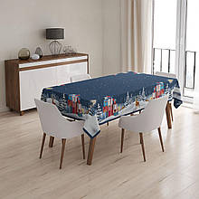 СТ.Новорічна скатертина 150х215см. Поліестер. Туреччина.