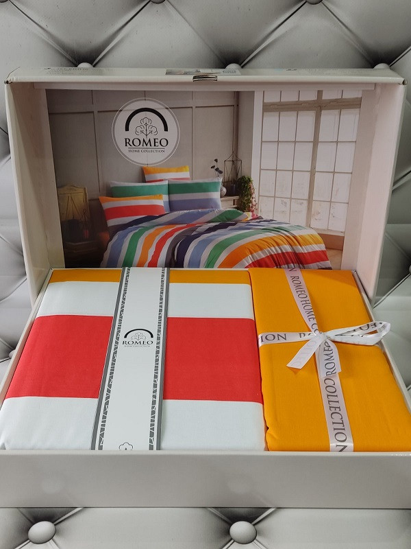 Ran.Custom colors постіль євро розміру. Ранфорс. Romeo Туреччина
