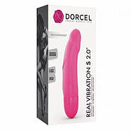 Вибратор Dorcel Real Vibration S Magenta 2.0, диам 3,7см, перезаряжаемый, для точки G, фото 4