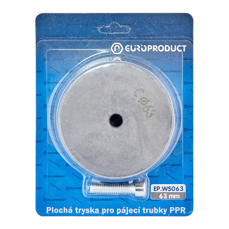 Насадка плоска для паяльника Europroduct EP.WS063 PPR труб 63 mm (EP6103)