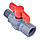 Кран шаровой Plamix PVM-1/2" FM PVC (PM0619), фото 3