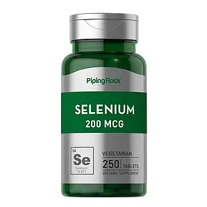 Селен Piping Rock Selenium 200 мкг 250 таб.