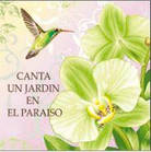 Серветка Luxy 33*33 3шар. колібрі в саду орхідей 18шт/уп