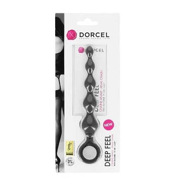 Анальний ланцюжок Dorcel Deep Feel, силікон, макс. діаметр 2,5 см, пружна, фото 2