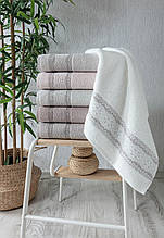 Montella бамбукові рушники 70х140см., 6 шт/уп. Pupilla Туреччина.