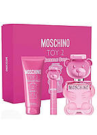 Набор Moschino Toy 2 Bubble Gum Туалетная вода 100 мл + 100 Гель для душа+ 100 Лосьон для тела+ 5 мл мини