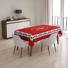 СТ.Новорічна скатертина 150х215см. Поліестер. Туреччина.