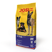 Сухий корм Josera JosiDog Active для дорослих активних собак, домашня птиця та зелені мідії 15 кг
