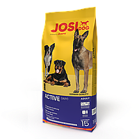 Сухой корм Josera JosiDog Active для взрослых активных собак, домашняя птица и зеленые мидии 15 кг