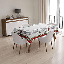 СТ.Новорічна скатертина 150х215см. Поліестер. Туреччина.