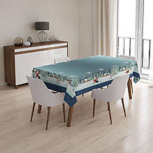 СТ.Новорічна скатертина 150х215см. Поліестер. Туреччина.