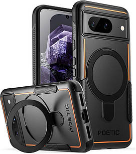 Чохол Poetic Neon MagSafe Ring Stand Cover Black для Google Pixel 8