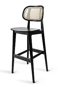Стілець барний Бенет бук чорний TM Pavlyk
