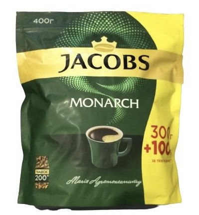 Кава Якобс Монарх 400 г I Бразилія