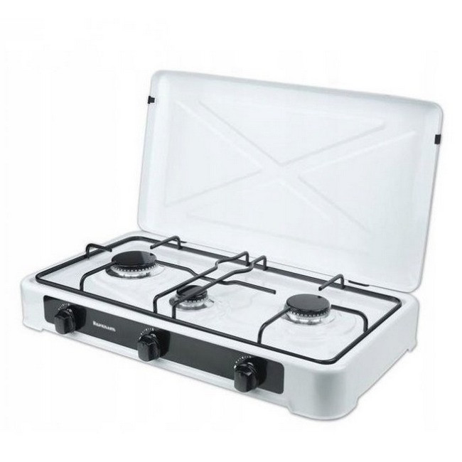 Плита газова настільна Ravanson K-03T White (Niz14552)