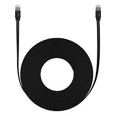 Мережевий кабель RJ45 Baseus CAT6 LAN Ethernet RJ45 плоский 20 м Black (N020697)