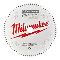 Диск пиляльний PFTE MILWAUKEE, Ø254х30х3,0мм, 80 зуб. (4932471318)