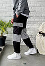 Молодіжні штани із вставками Staff st black reflective, фото 5