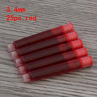 Запасные катриджи для перьевой ручки красные поштучно