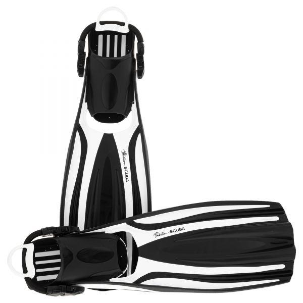 Ласти Marlin Scuba White (Elastic Bungee Strap) R (41-44) - фото 1 - id-p2092912637