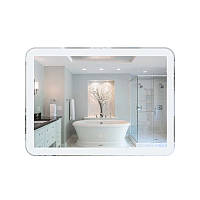 Зеркало Swan настенное прямоугольное, LED touch switch, 1000х700 мм Qtap