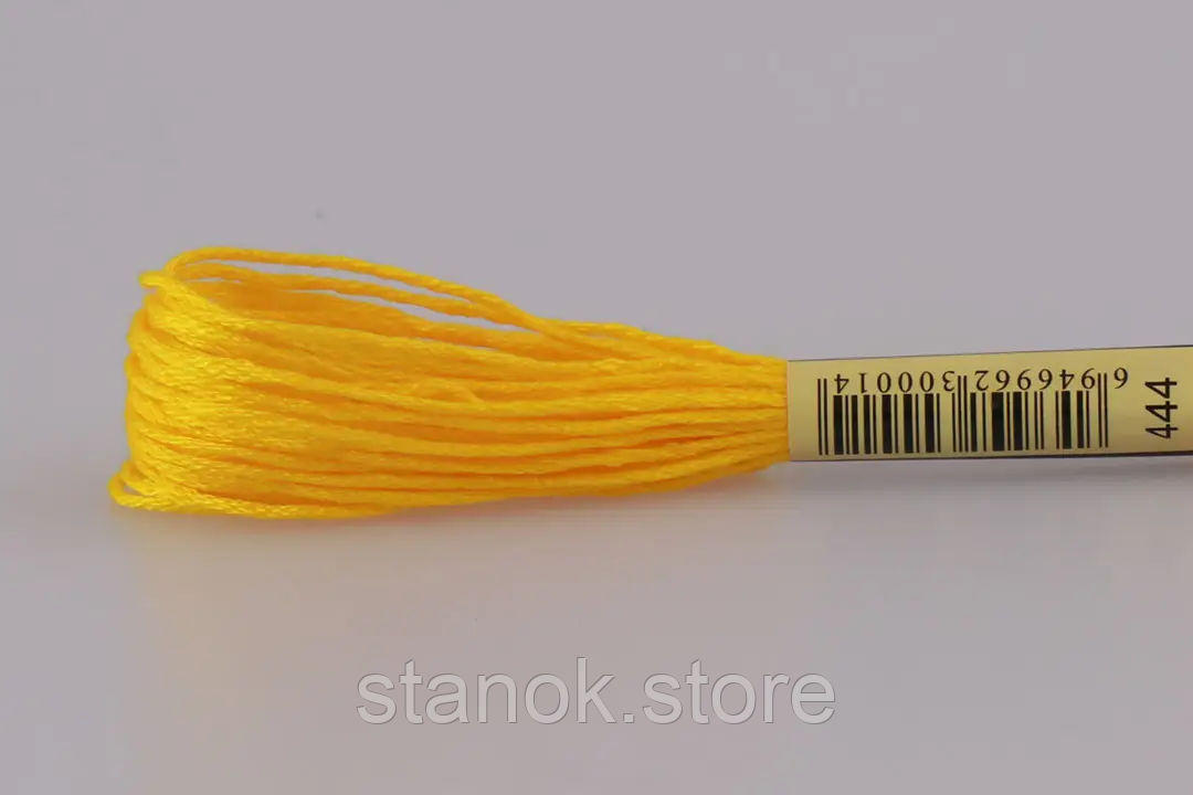 Нитка для вишивки муліне Airo 444 жовта