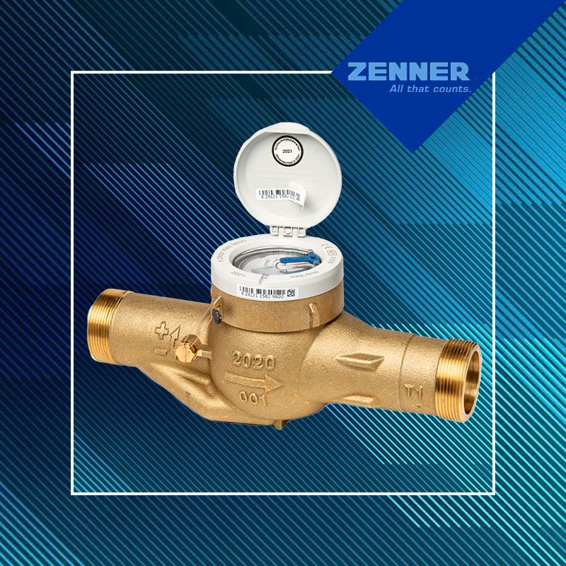 Заказать Счетчик холодной воды 1 1/2" мокроходный MNK-N Zenner Ду 40 ...