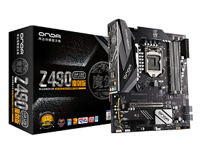 Материнська плата Onda Z490 Magic Sword Ver 1.0 LGA 1200 (ONDA Z490 MAGICSWORD VER 1.0) Б/В (TF)