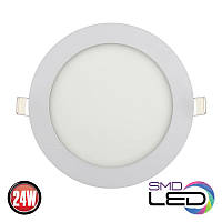 Светильник встраиваемый светодиодный Downlight Horoz Electric 4200K 24W SLIM 24