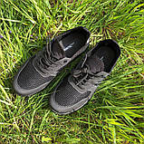 Чоловічі кросівки літо чорний 43 розмір. Кросівки сітка сіточка чоловічі. VA-535 Колір: чорний, фото 8