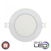 Светильник встраиваемый светодиодный Downlight Horoz Electric SMD 6400K 6W SLIM-6