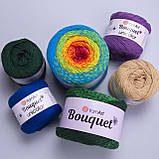 Yarnart BOUQUET UNICOLOR (Ярнарт Букет Уніколор) № 3209 коричневий (Пряжа бавовна, нитки для в'язання), фото 8