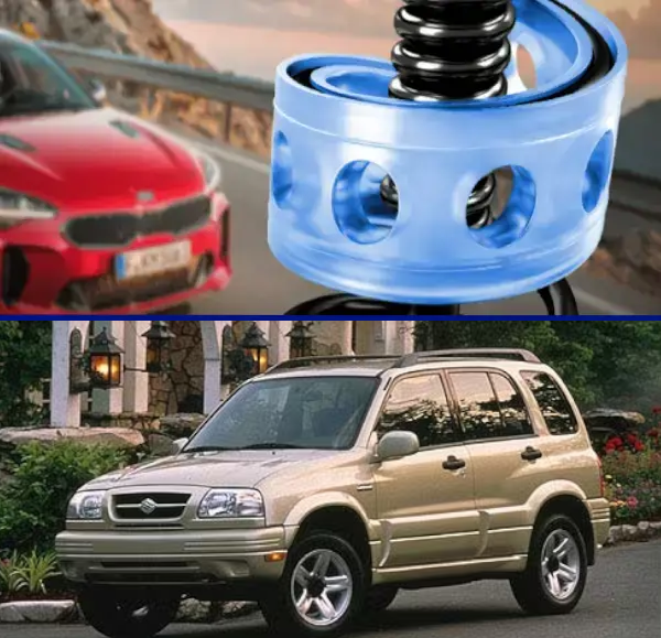 Автобафери силіконові на передні пружини Suzuki Vitara 1996-2003 (проставки, подушки пружини)