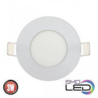 Светильник встраиваемый светодиодный Downlight Horoz Electric SMD 4200K 3W SLIM-3