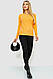 Кофта жіноча однотонна повсякденна, колір світло-помаранчевий, 244R2033, фото 2