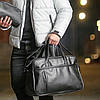 Сумка чоловіча - жіноча / сумка для фітнесу / Дорожня сумка. Модель №1658. TR-559 Колір чорний, фото 7