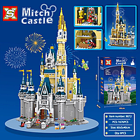 Конструктор mitch castle №9072 1676 деталей Замок Дісней 14+