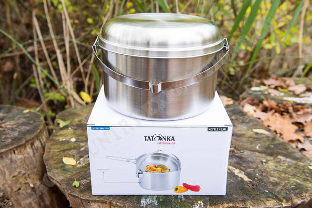 Набір туристичного посуду Tatonka Kettle, 6 л (Silver), фото 3