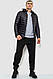 Куртка чоловіча демісезонна з капюшоном, колір чорний, 214R05, фото 2