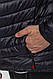 Куртка чоловіча демісезонна з капюшоном, колір чорний, 214R05 M, M, 46, фото 5