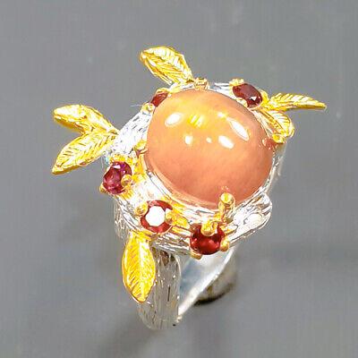 Апатит ефект Котячого ока срібна каблучка, 2201КА