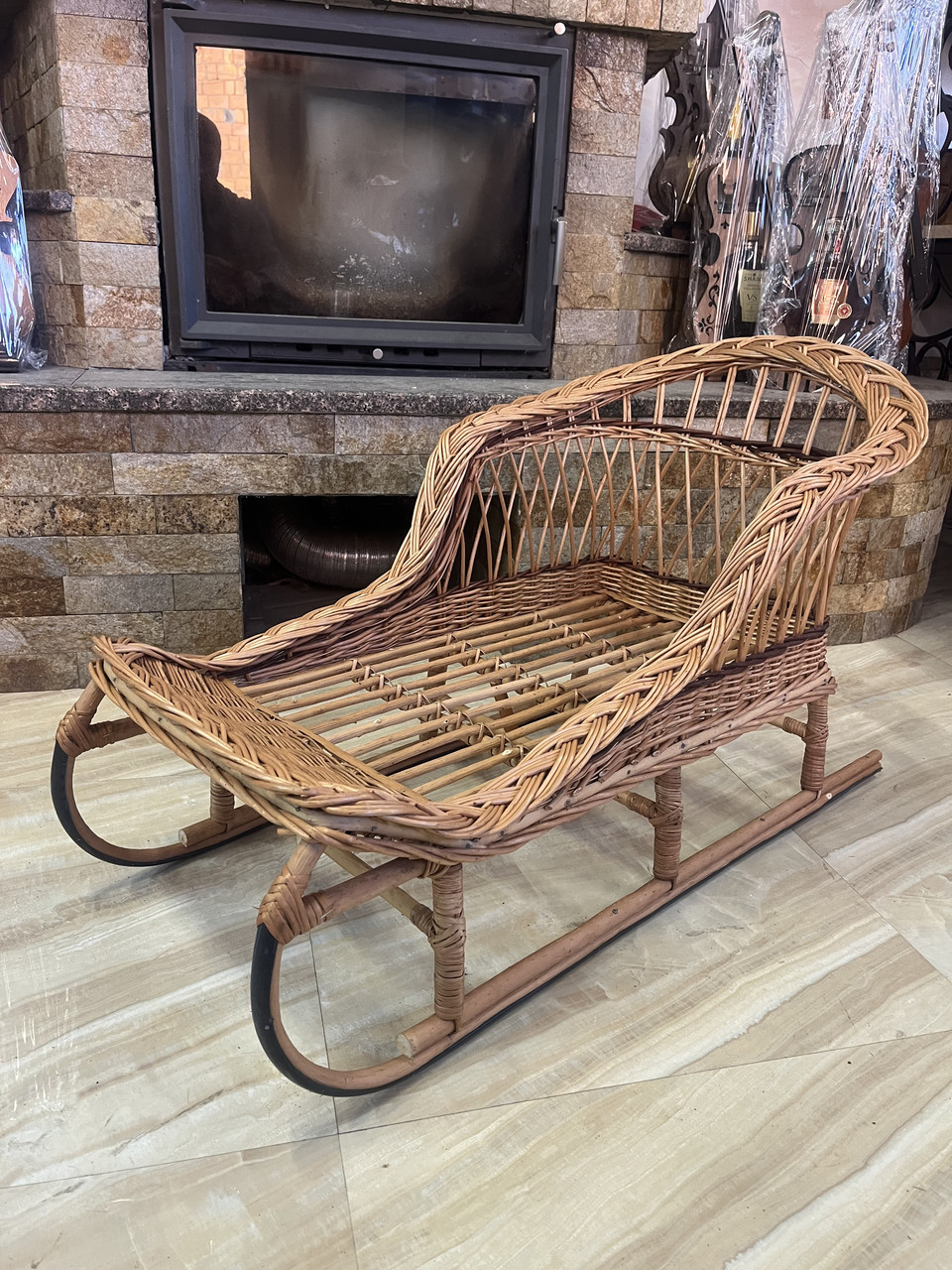Санки плетені з лози "Санки 2"