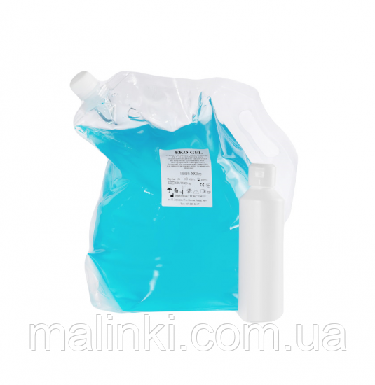 Гель для УЗД Eko Gel, блакитний, 5000 г, фото 1