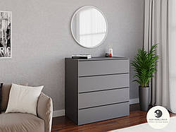Комод на 4 ящики без ручок TX04