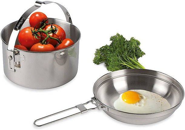 Набір туристичного посуду Tatonka Kettle, 1.6 л (Silver), фото 2