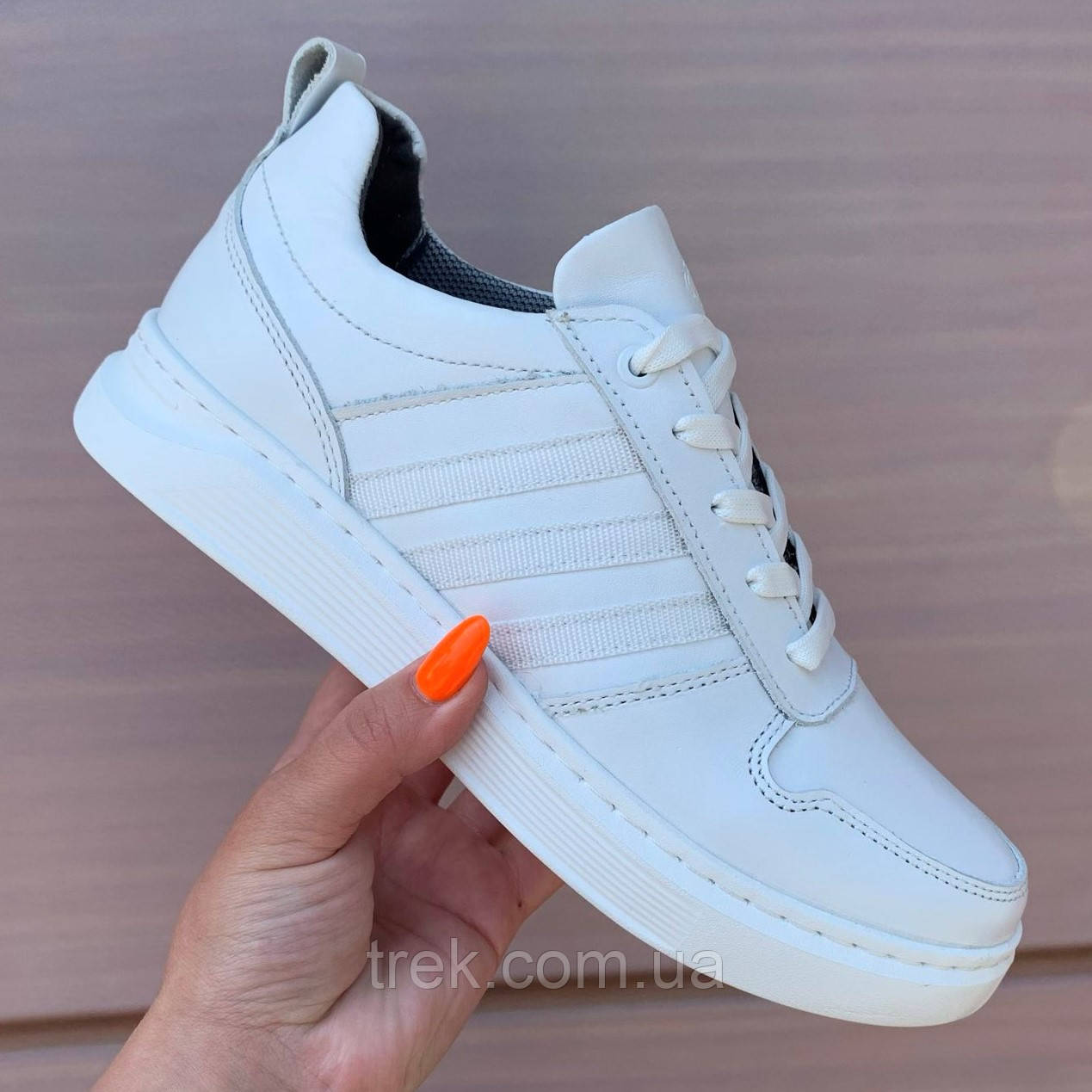 Кросівки шкіряні білі /23090/ 36р, фото 1