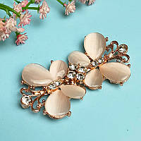 Декоративна застібка для одягу рожеві метелики