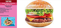 Надувний матрац арт. 58780 (6шт) "Гамбургер"145х142см